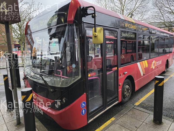 Image of Carousel Buses vehicle 80472. Taken by Katherine T at 14:57:21 on 2025.02.07