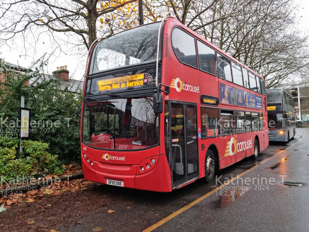 Picture of  vehicle GF10OXF. Taken by 'Katherine T' in December 2024. Image sourced from BBF Images.