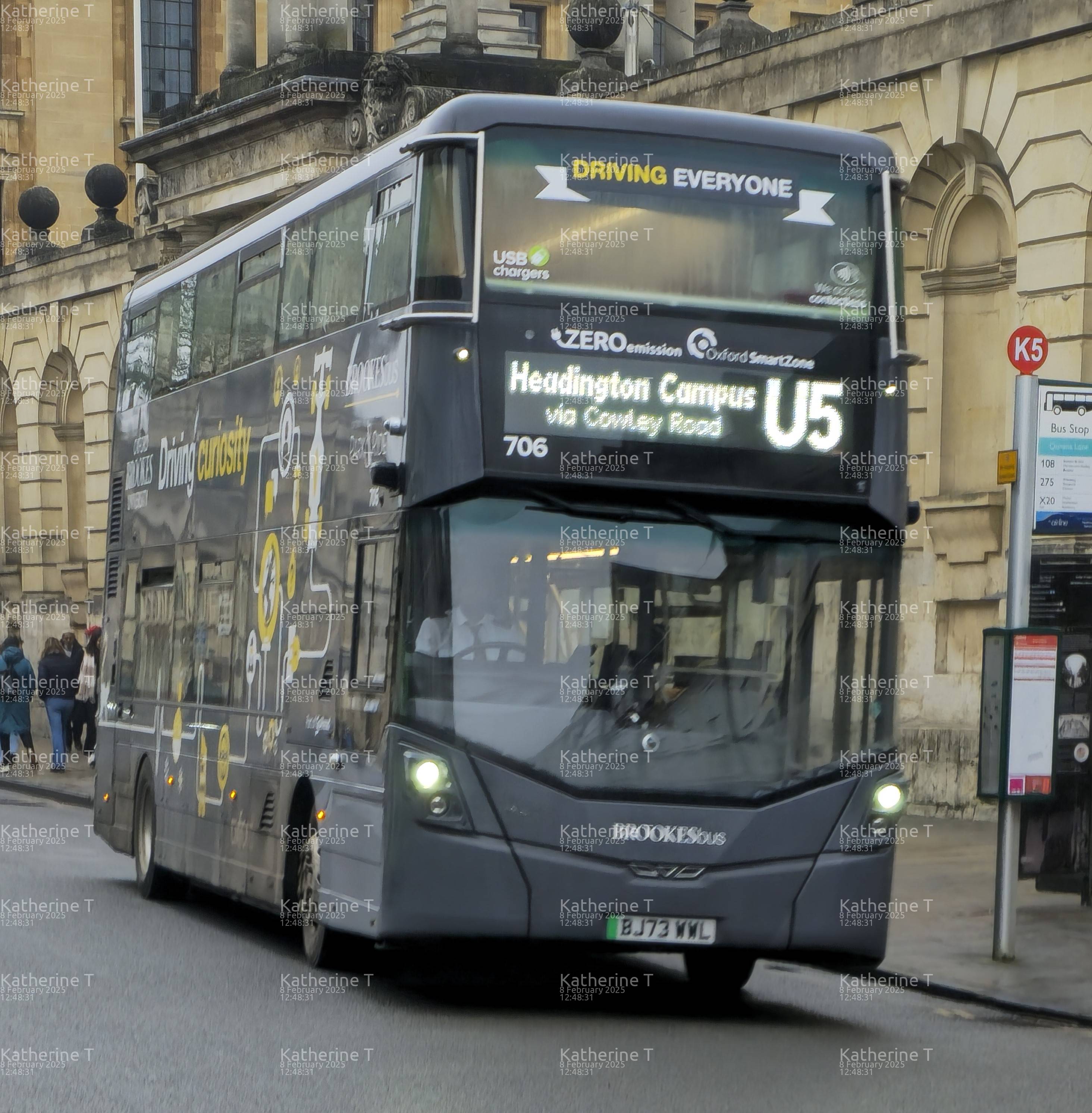 Picture of  vehicle BJ73WWL. Taken by 'Katherine T' in February 2025. Image sourced from BBF Images.