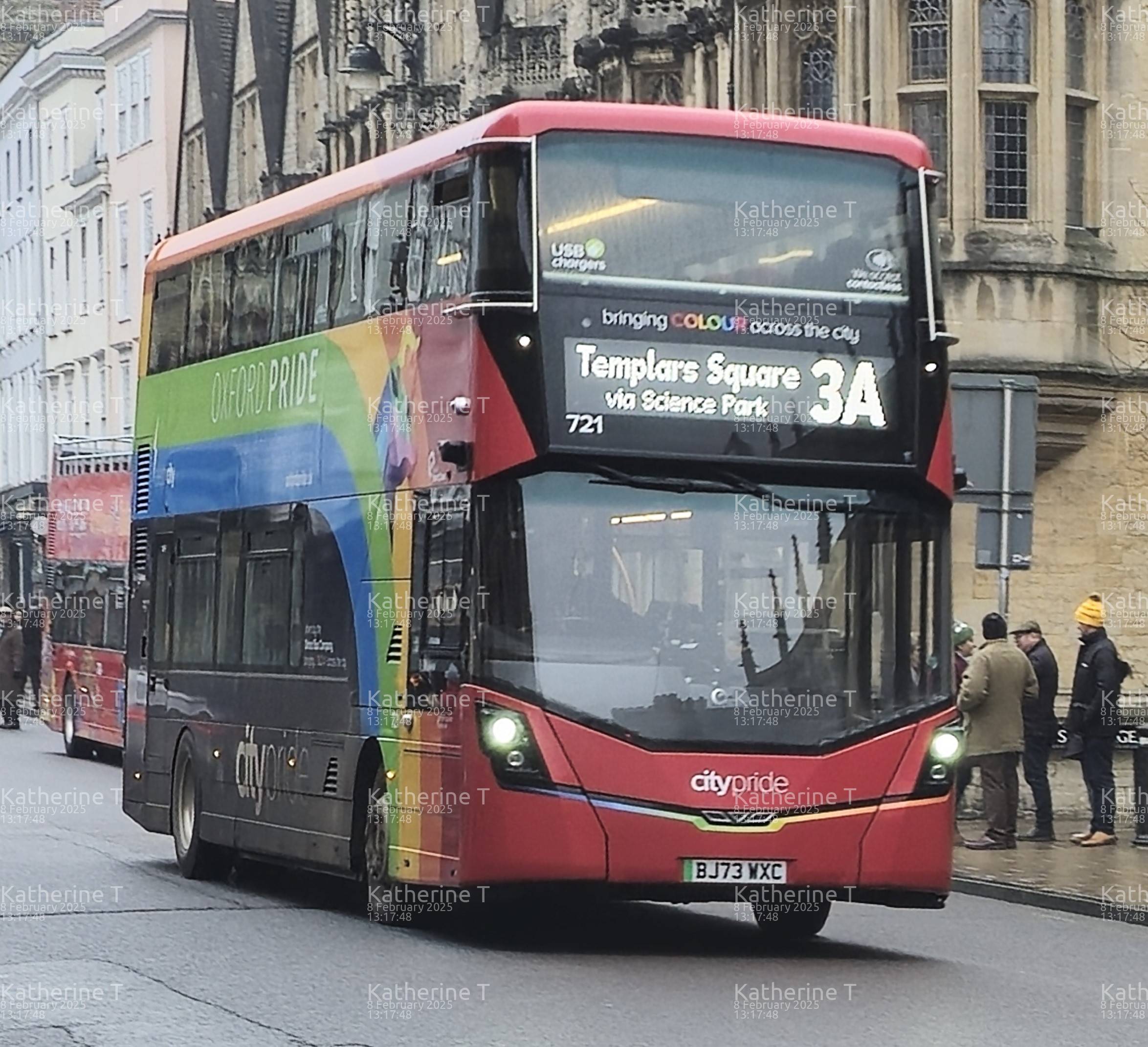 Picture of  vehicle BJ73WXC. Taken by 'Katherine T' in February 2025. Image sourced from BBF Images.