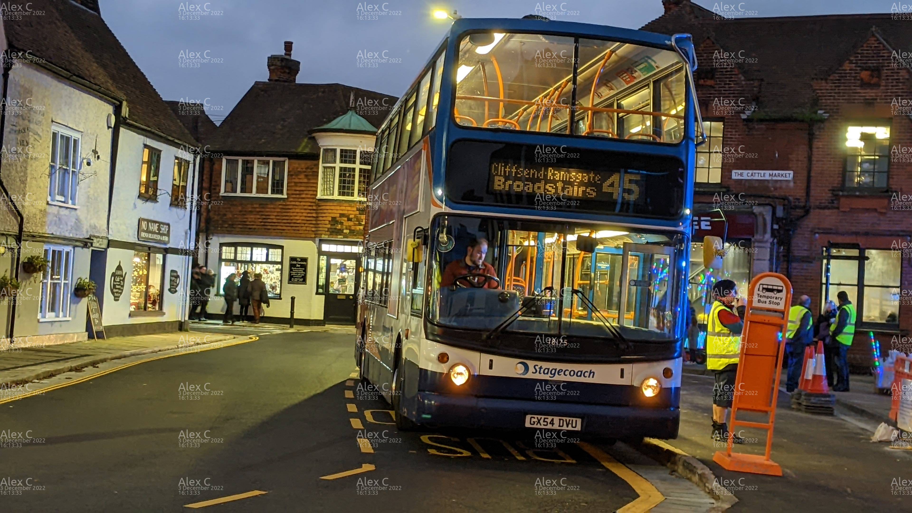 Picture of  vehicle GX54DVU. Taken by 'Alex C' in December 2022. Image sourced from BBF Images.