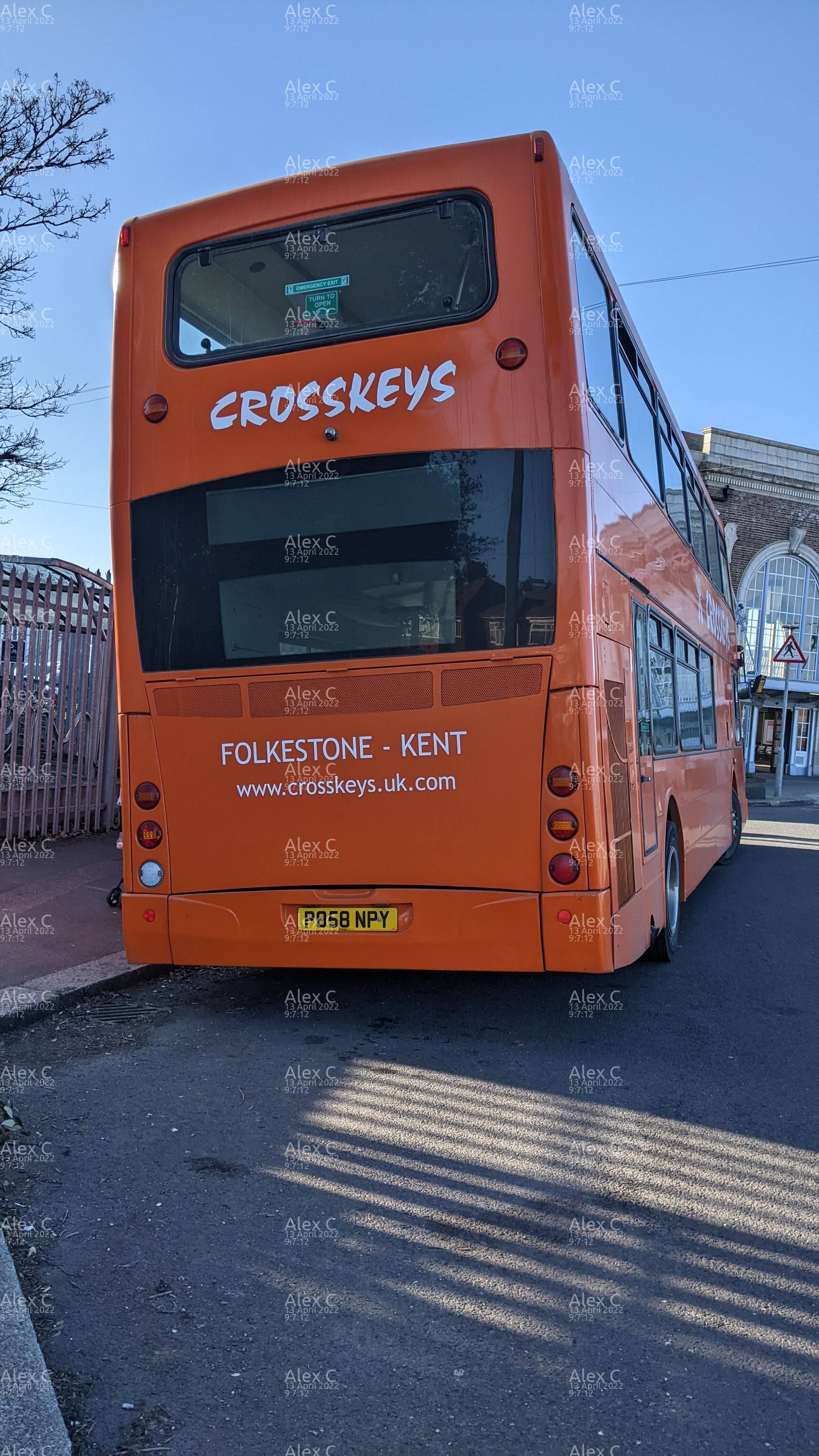 Picture of  vehicle PO58NPY. Taken by 'Alex C' in April 2022. Image sourced from BBF Images.