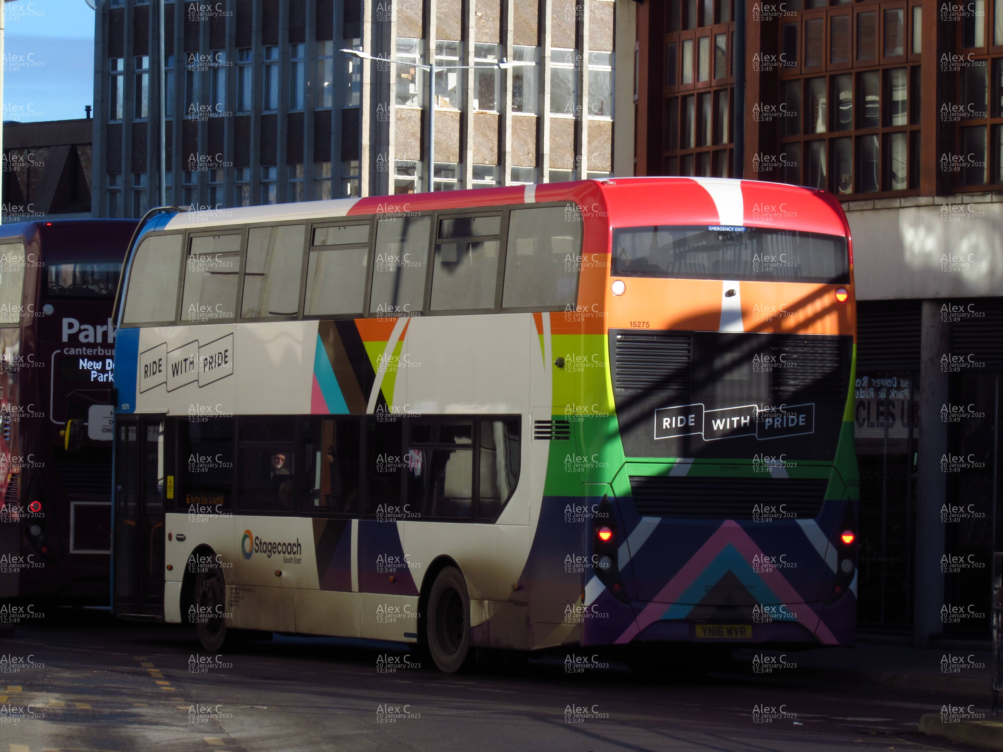 Picture of  vehicle YN16WVR. Taken by 'Alex C' in January 2023. Image sourced from BBF Images.