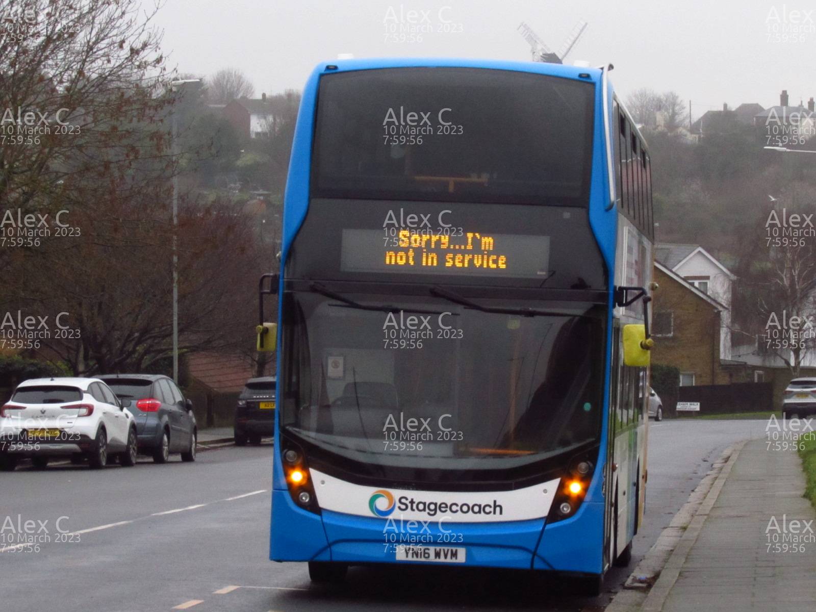 Picture of  vehicle YN16WVM. Taken by 'Alex C' in March 2023. Image sourced from BBF Images.