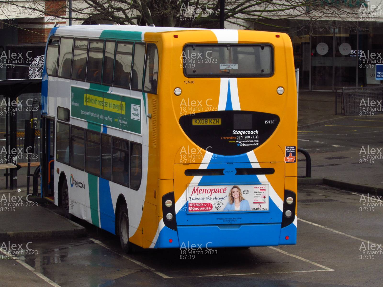 Picture of  vehicle KX08KZH. Taken by 'Alex C' in March 2023. Image sourced from BBF Images.