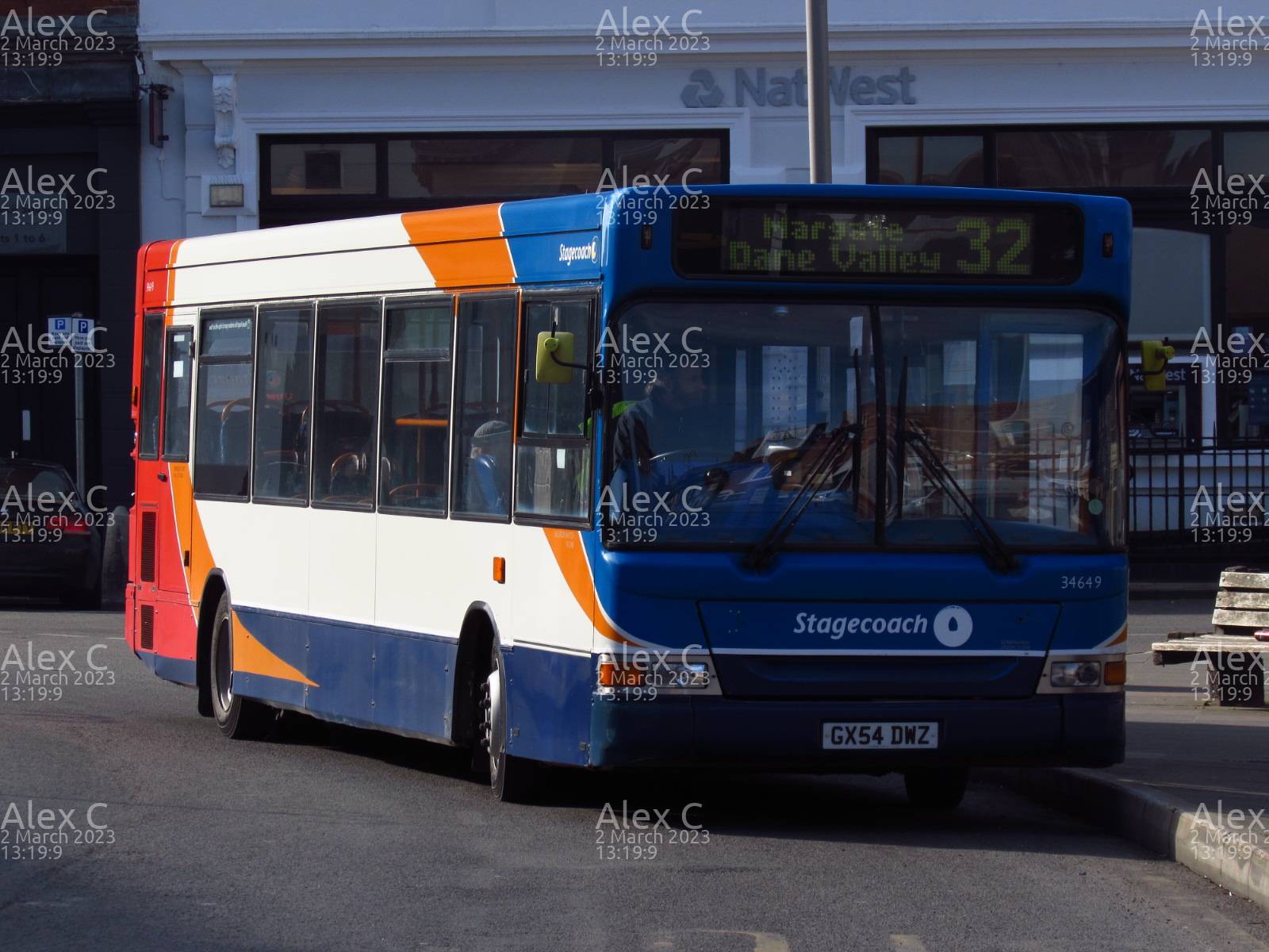 Picture of  vehicle GX54DWZ. Taken by 'Alex C' in March 2023. Image sourced from BBF Images.