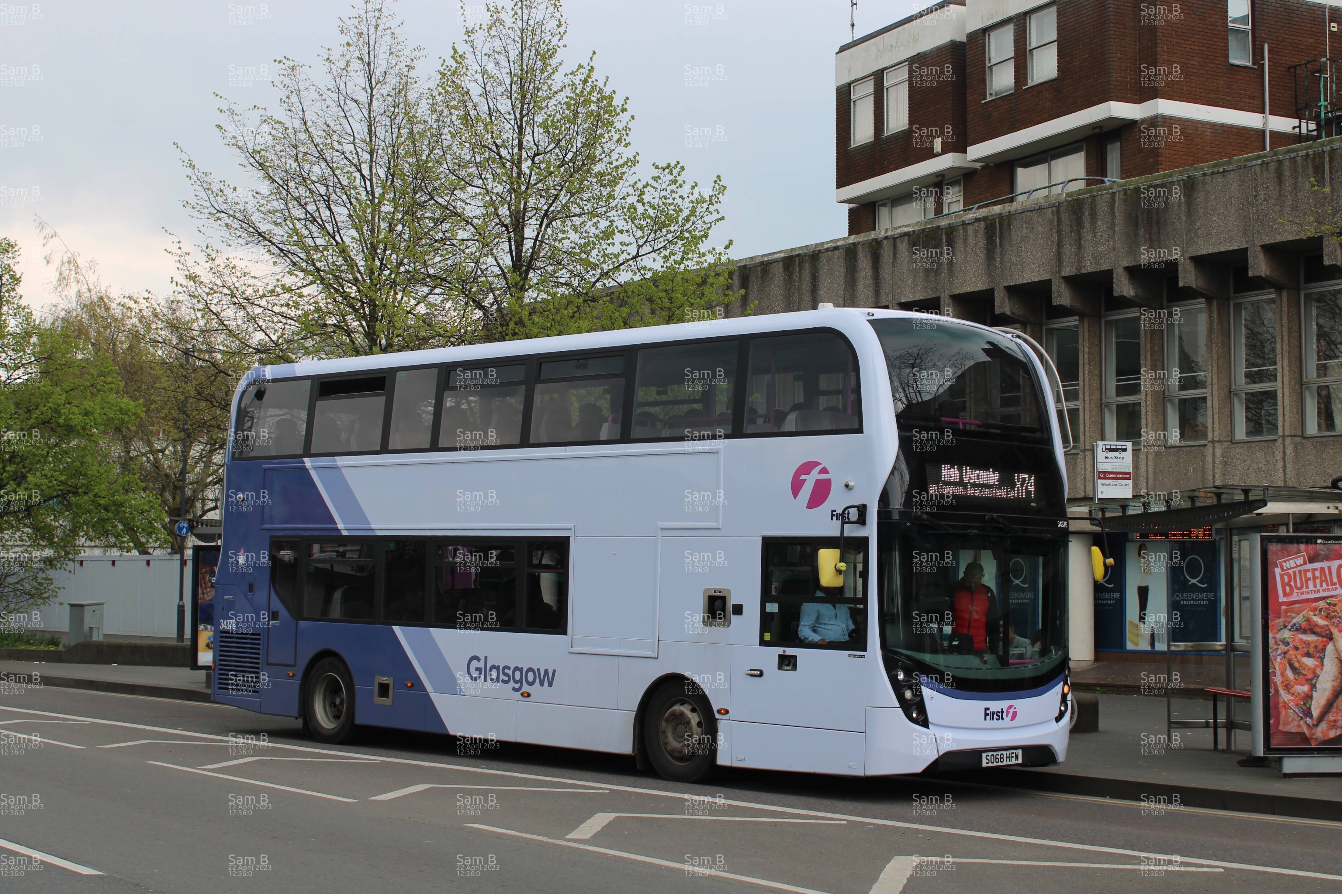 Picture of  vehicle SO68HFW. Taken by 'Sam B' in April 2023. Image sourced from BBF Images.