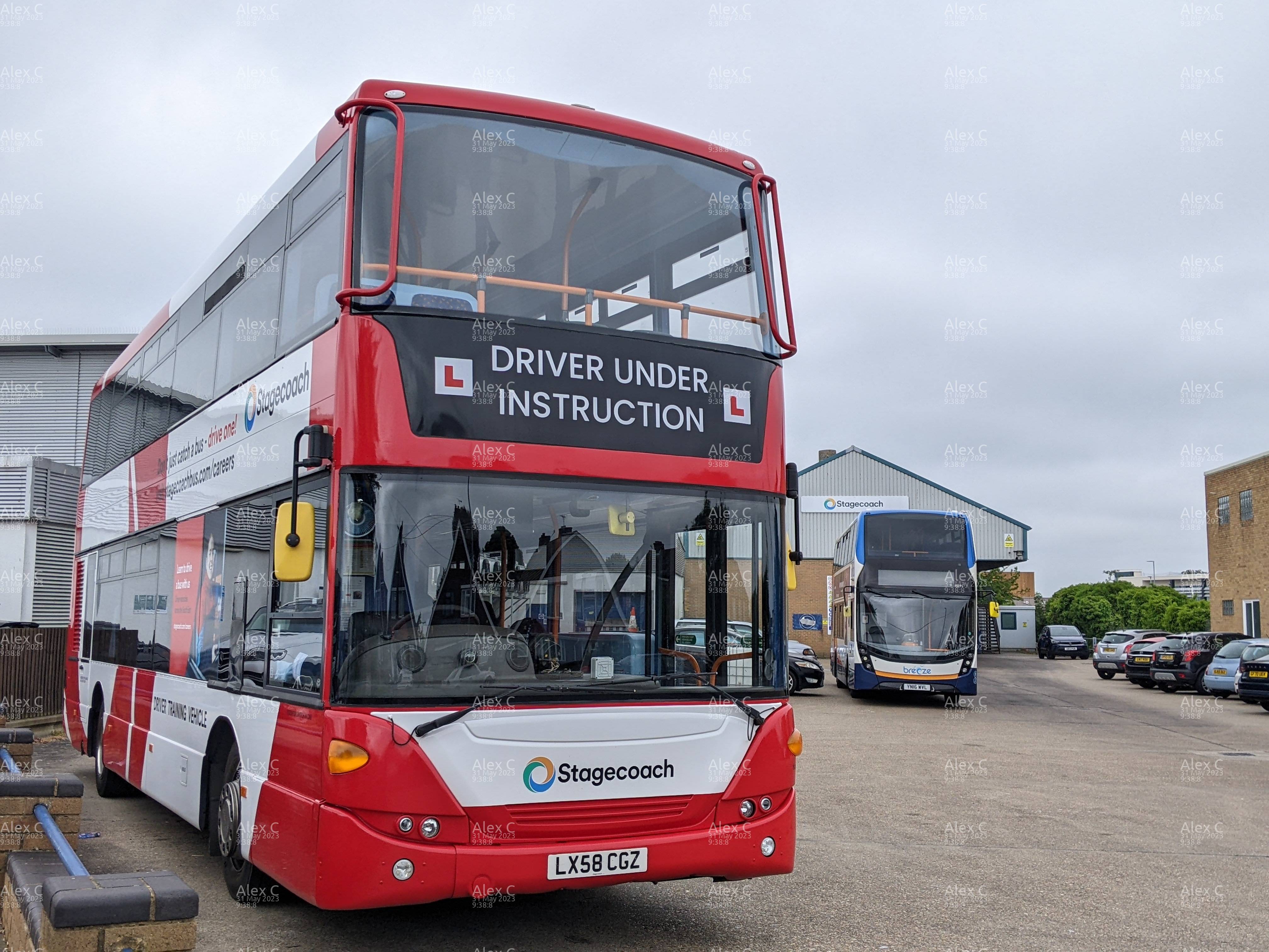 Picture of  vehicle LX58CGZ. Taken by 'Alex C' in May 2023. Image sourced from BBF Images.