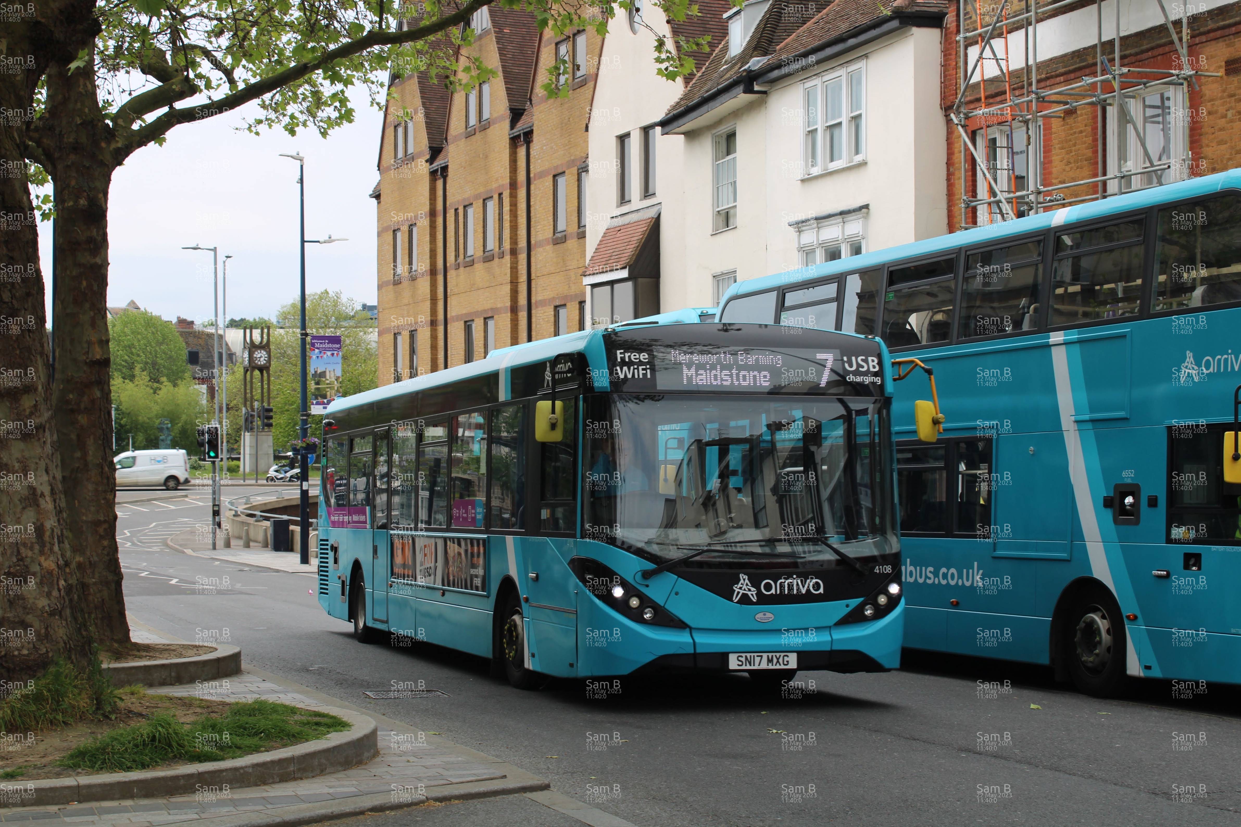 Picture of  vehicle SN17MXG. Taken by 'Sam B' in May 2023. Image sourced from BBF Images.
