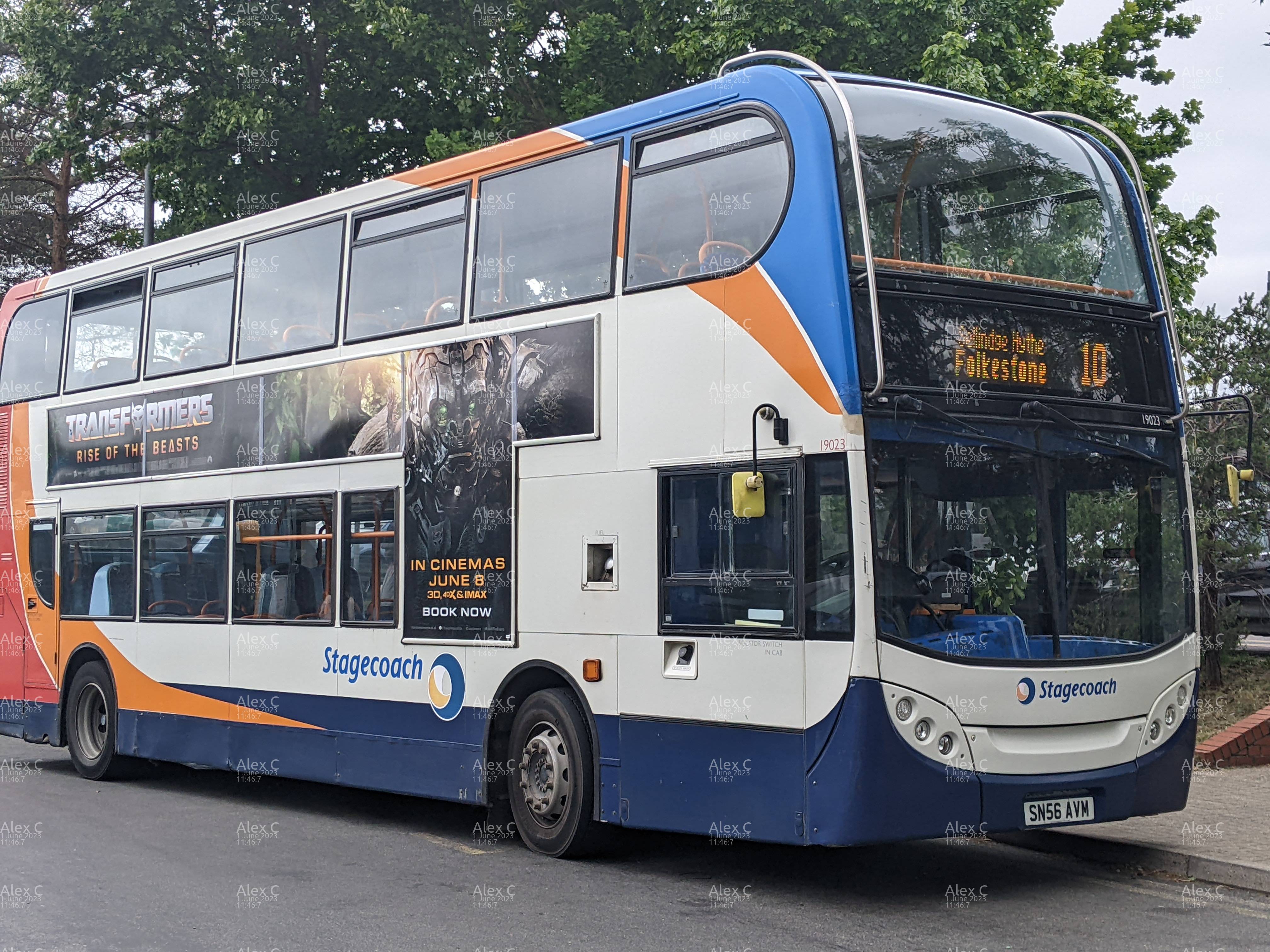 Picture of  vehicle SN56AVM. Taken by 'Alex C' in June 2023. Image sourced from BBF Images.