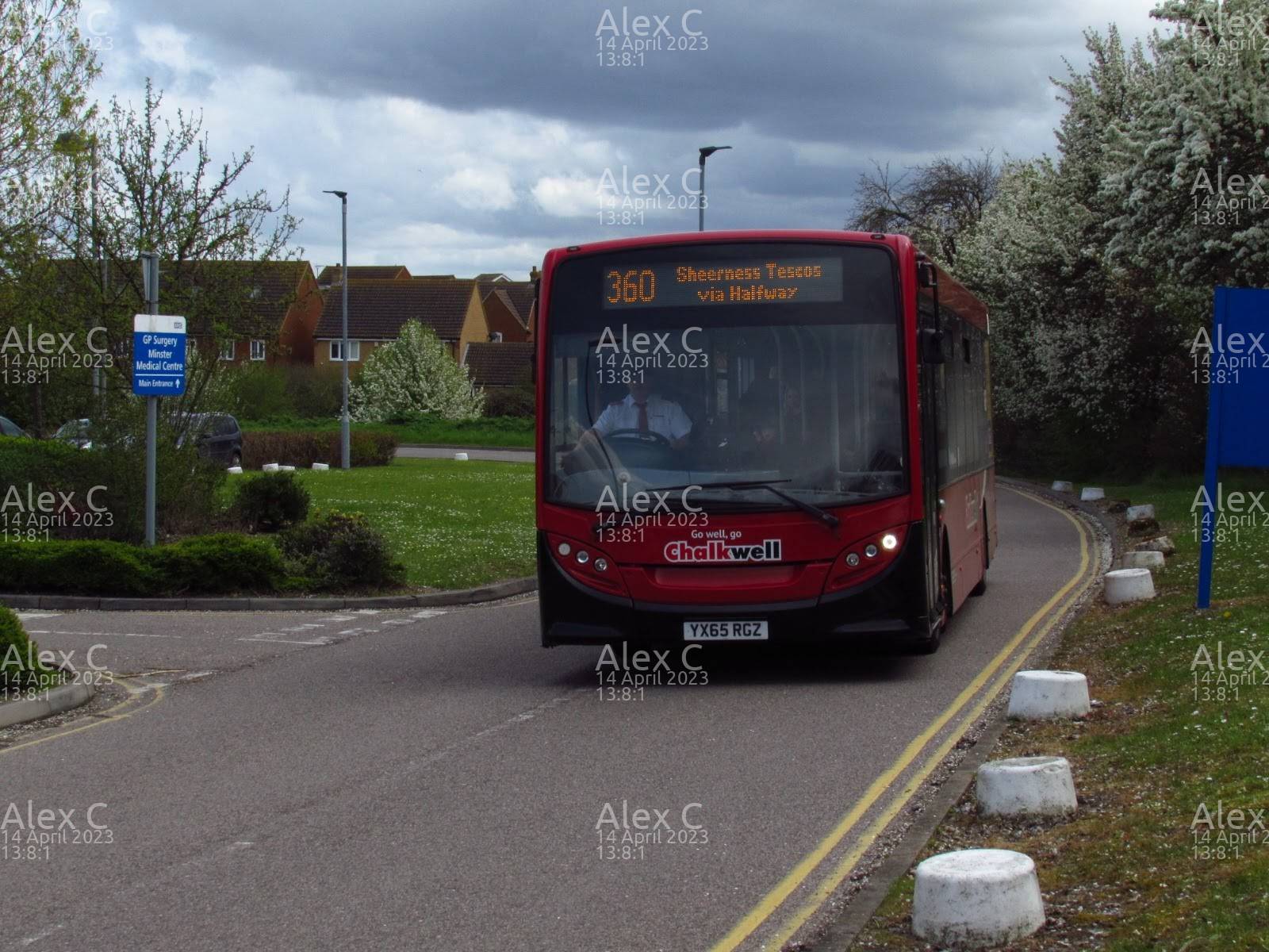 Picture of  vehicle YX65RGZ. Taken by 'Alex C' in April 2023. Image sourced from BBF Images.