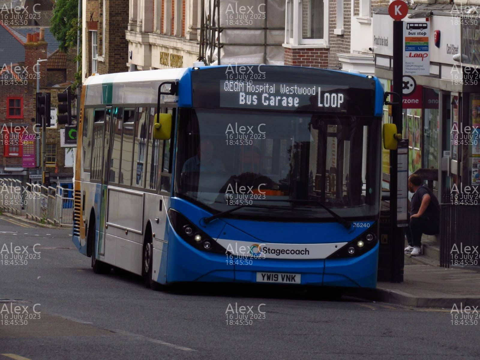 Picture of  vehicle YW19VNK. Taken by 'Alex C' in July 2023. Image sourced from BBF Images.