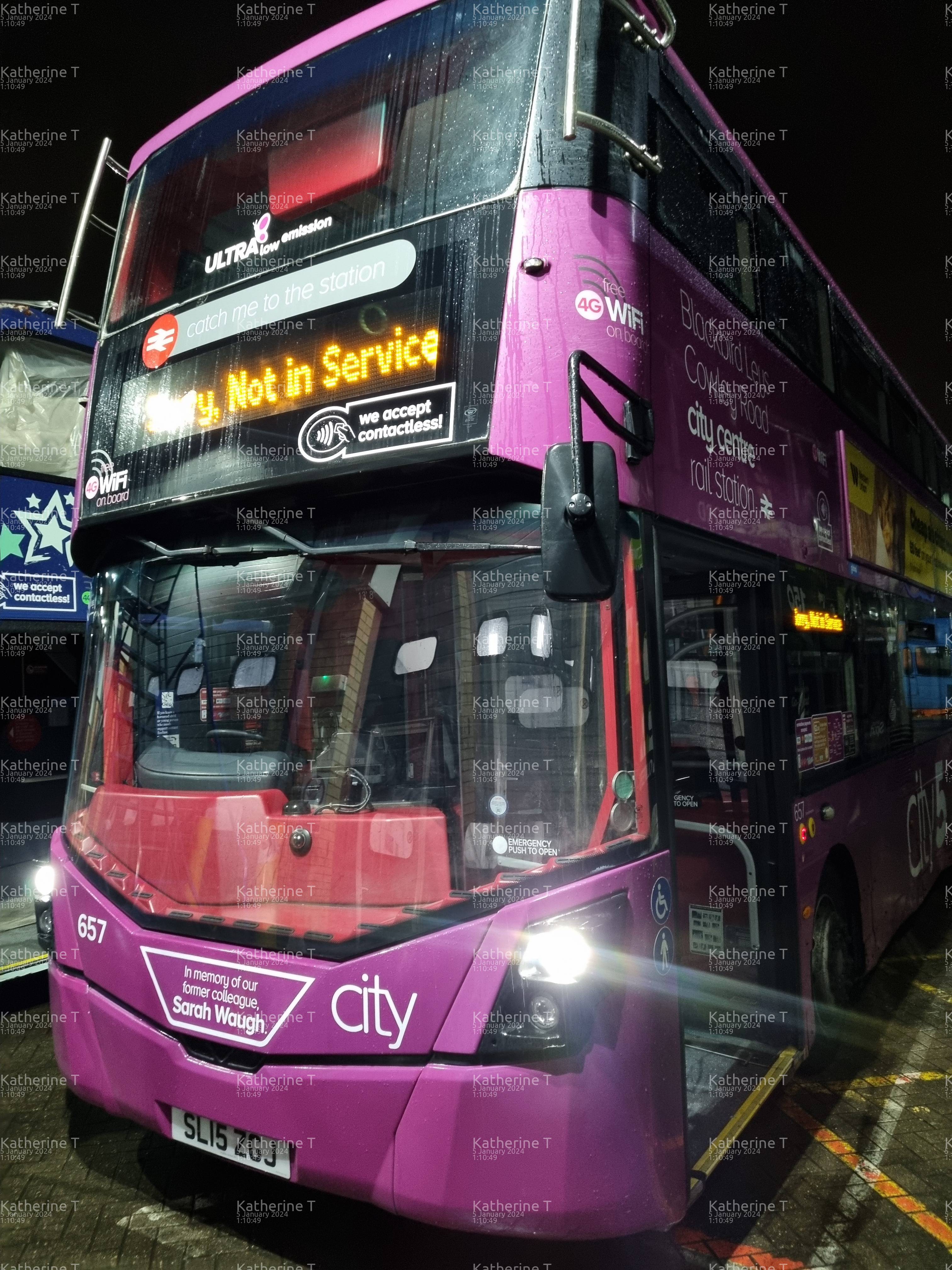 Picture of  vehicle SL15ZGJ. Taken by 'Katherine T' in January 2024. Image sourced from BBF Images.