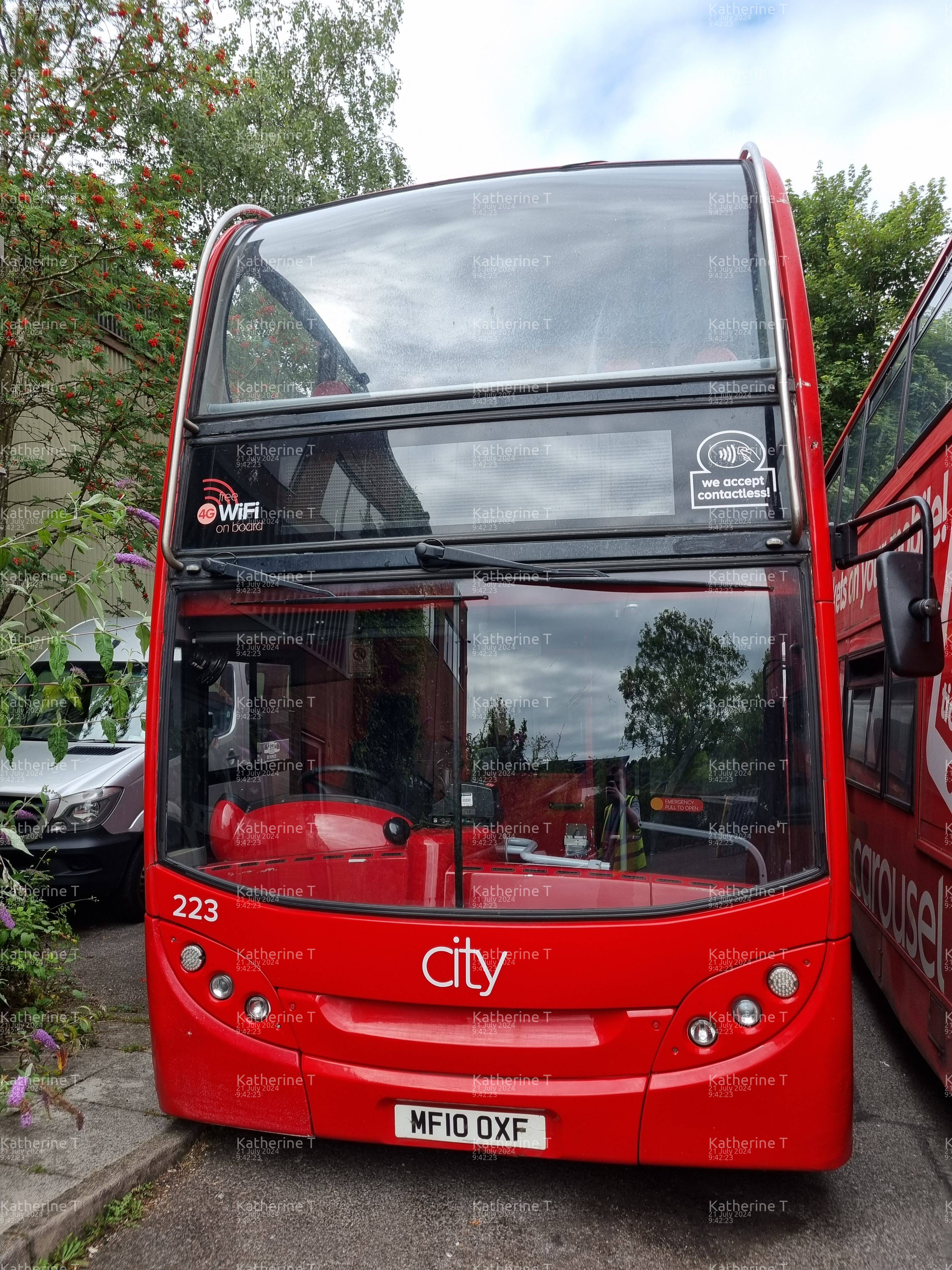Picture of  vehicle MF10OXF. Taken by 'Katherine T' in July 2024. Image sourced from BBF Images.