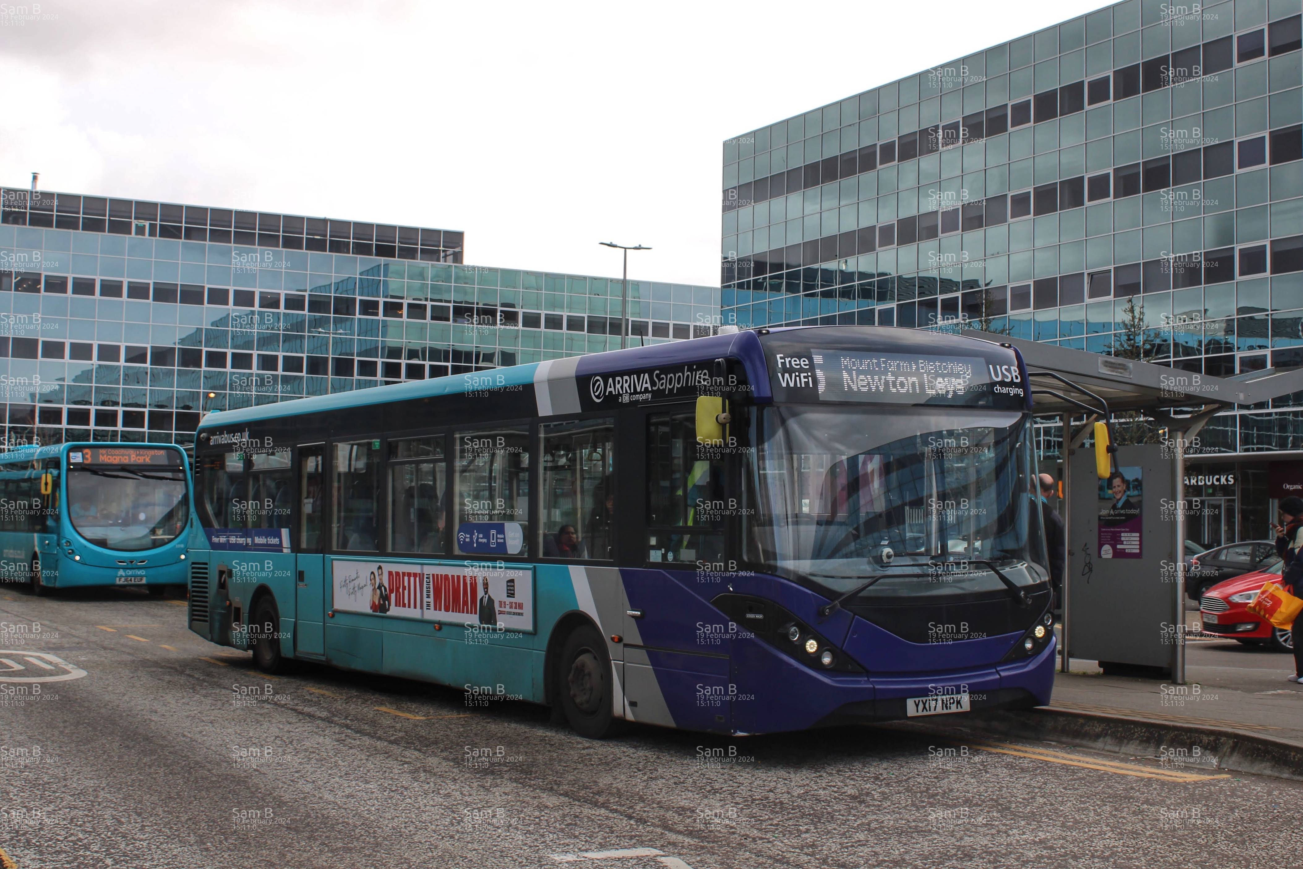 Picture of  vehicle YX17NPK. Taken by 'Sam B' in February 2024. Image sourced from BBF Images.