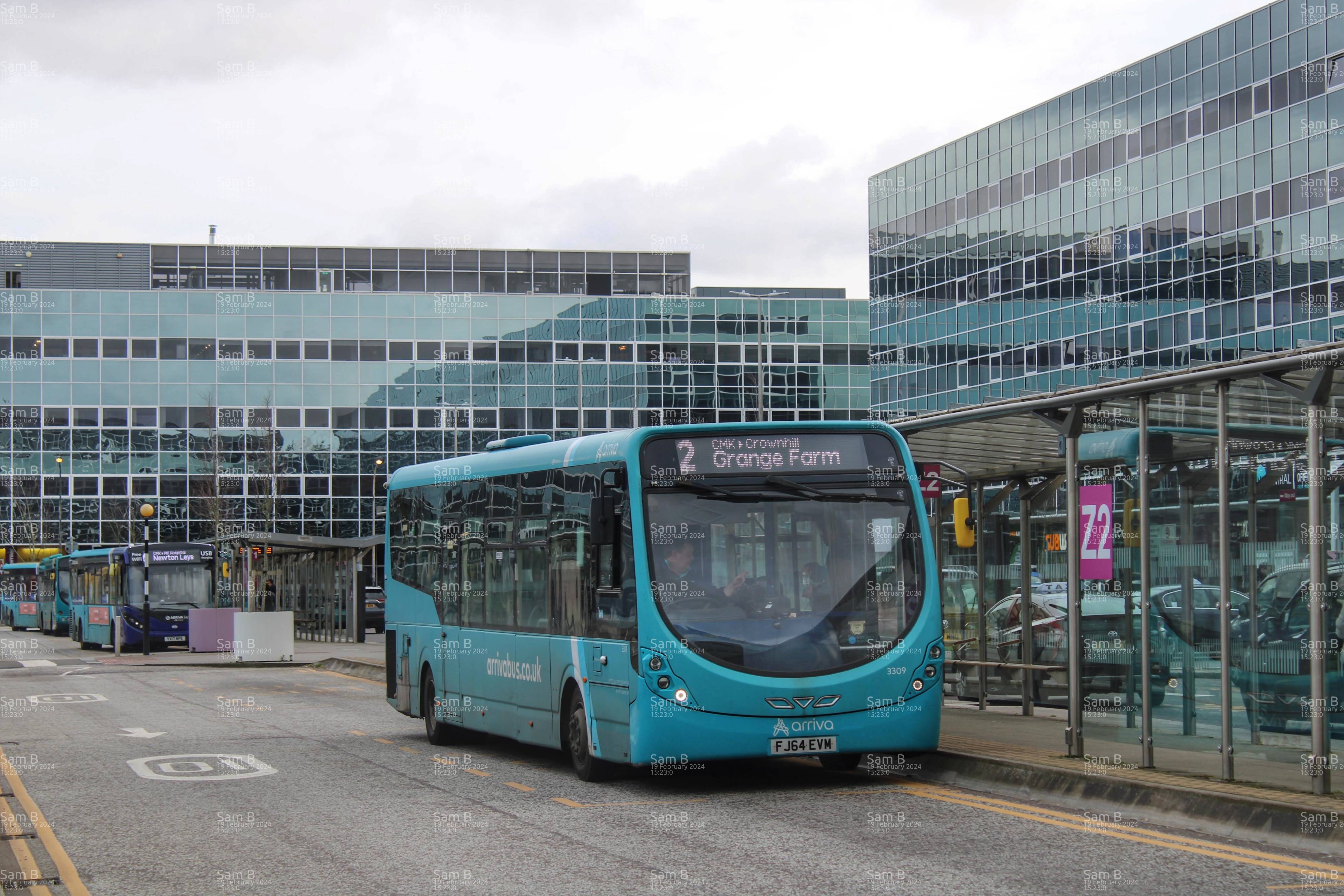 Picture of  vehicle FJ64EVM. Taken by 'Sam B' in February 2024. Image sourced from BBF Images.