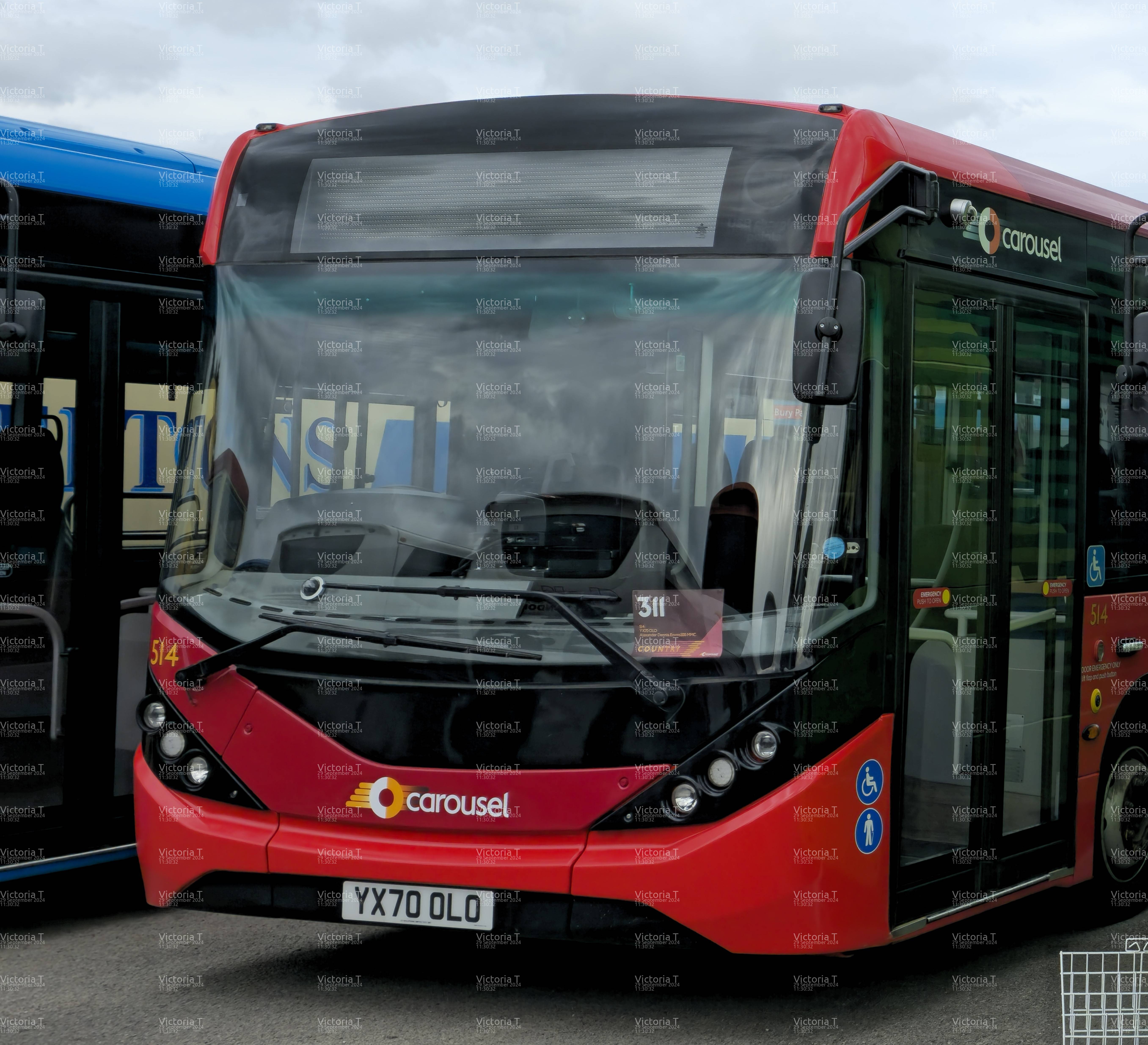 Picture of  vehicle YX70OLO. Taken by 'Victoria T' in September 2024. Image sourced from BBF Images.