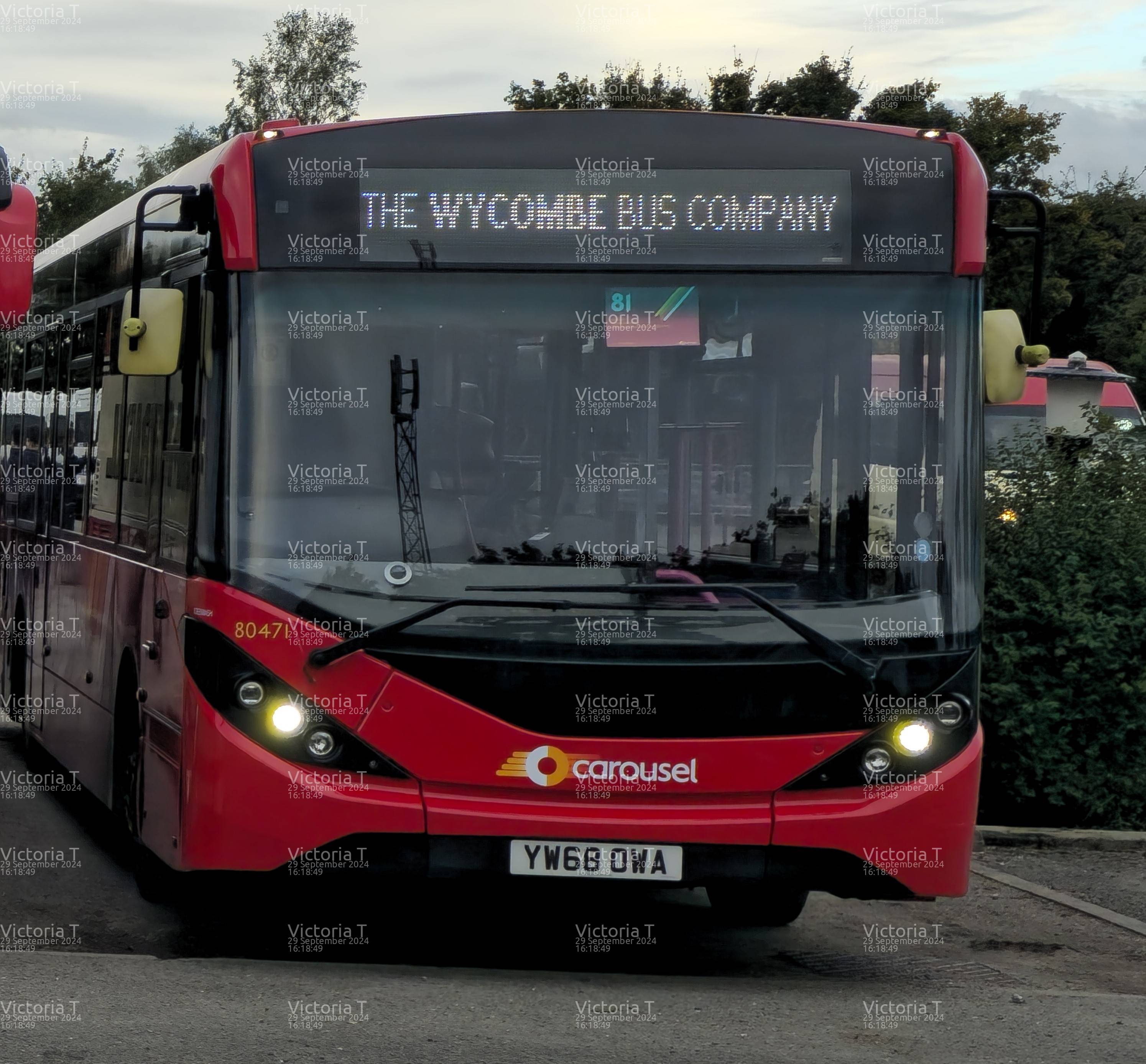 Picture of  vehicle YW68OWA. Taken by 'Victoria' in September 2024. Image sourced from BBF Images.