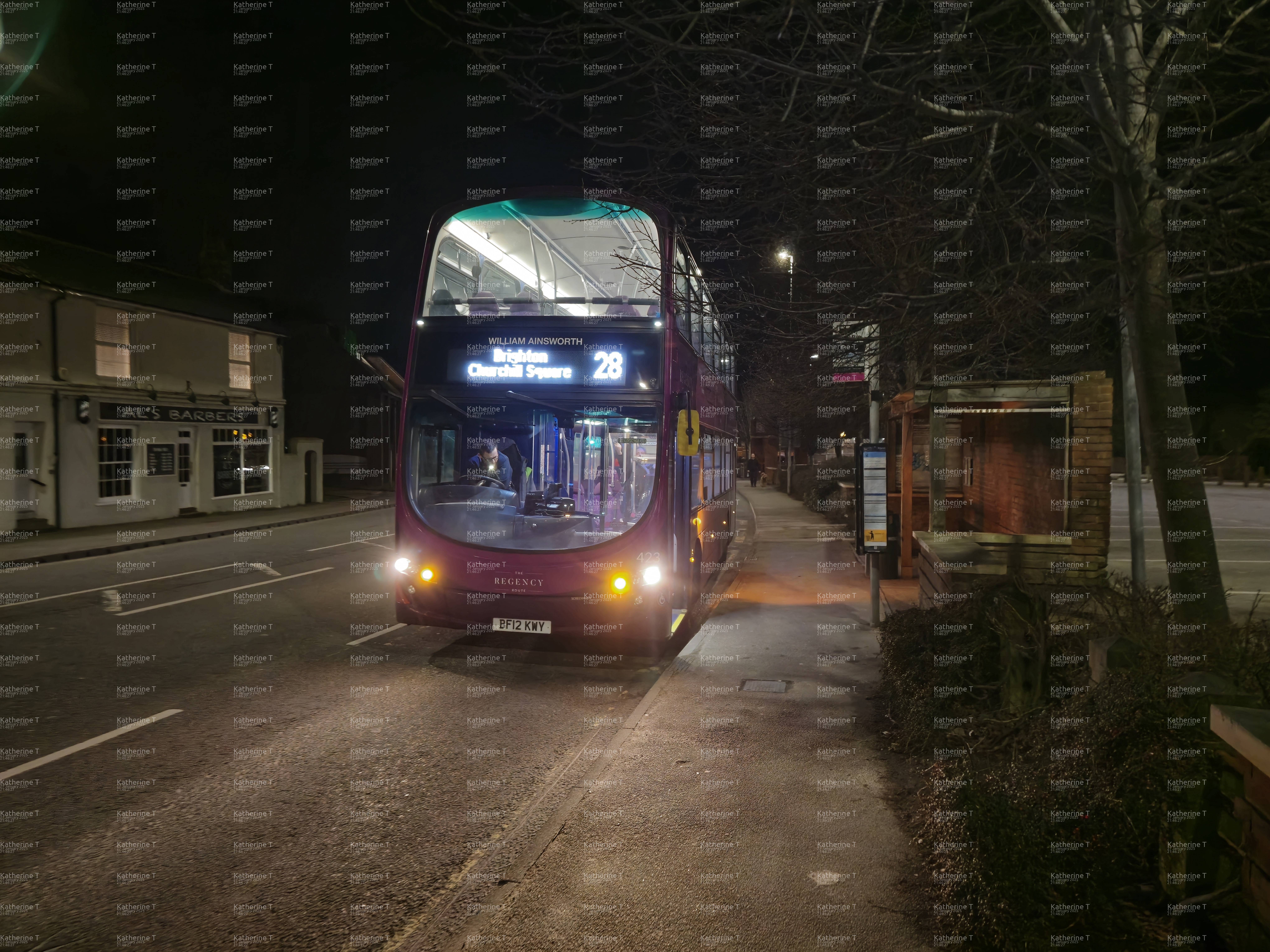 Picture of  vehicle BF12KWY. Taken by 'Katherine T' in January 2025. Image sourced from BBF Images.