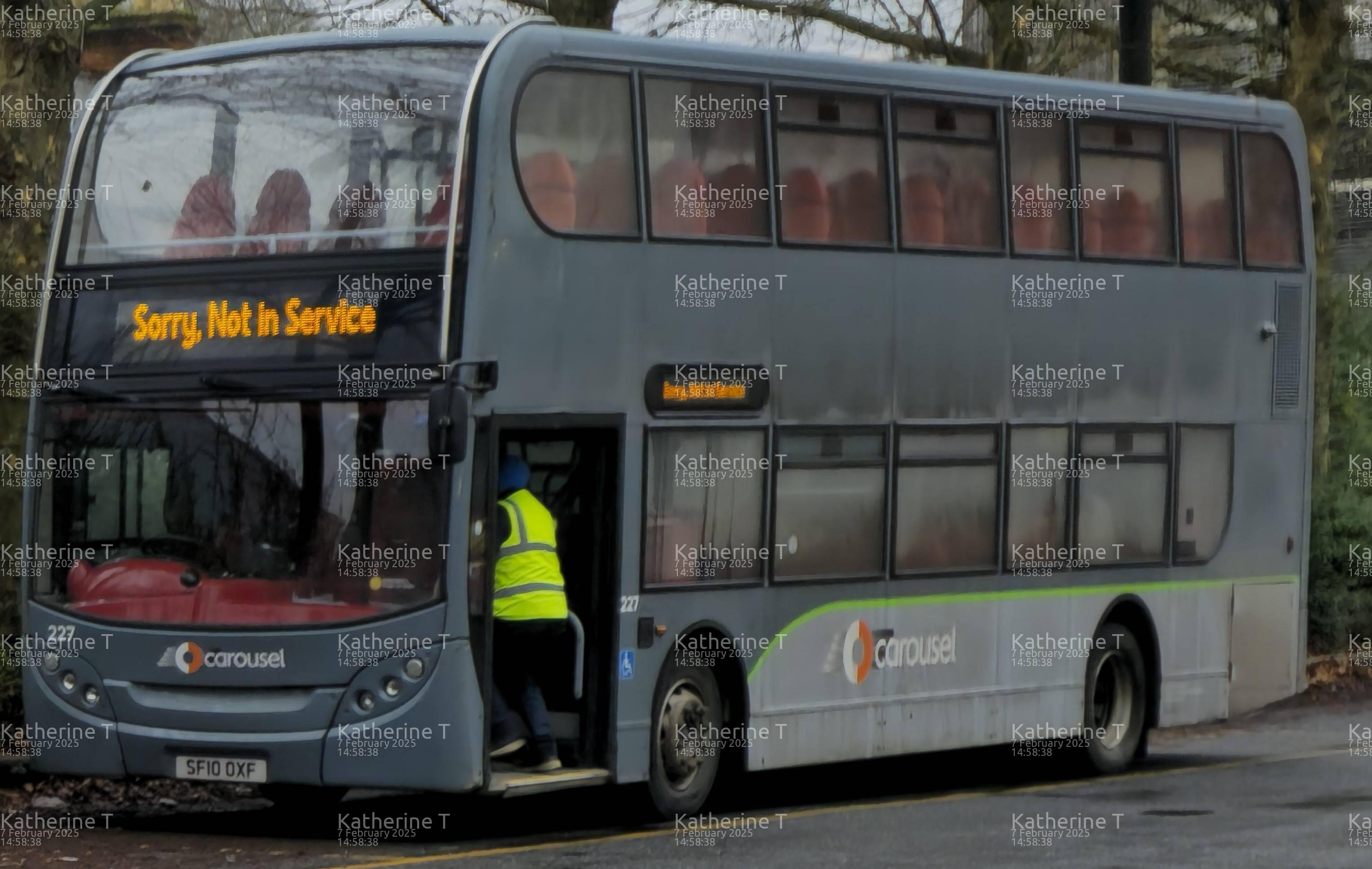 Picture of  vehicle SF10OXF. Taken by 'Katherine T' in February 2025. Image sourced from BBF Images.