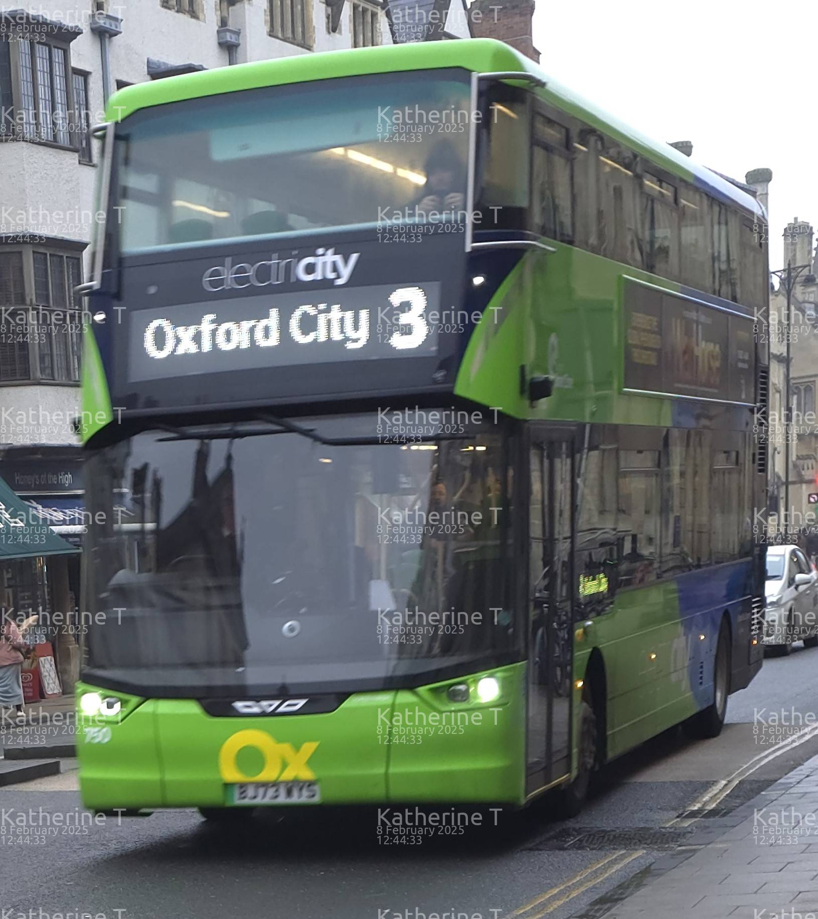 Picture of  vehicle BJ73WYS. Taken by 'Katherine T' in February 2025. Image sourced from BBF Images.
